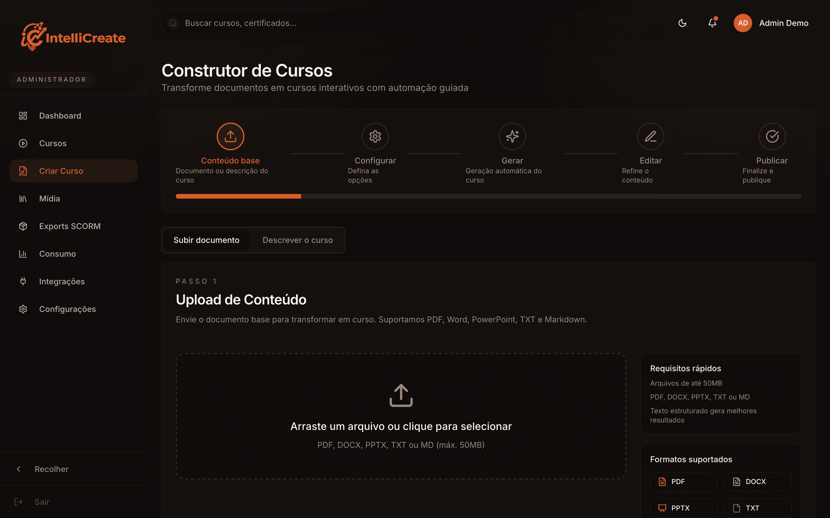 Authoring com IA